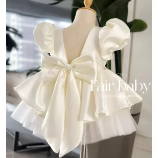 Vestido de novia para niña, ropa de princesa para niños, lujo ligero de alta gama, 4-6 años