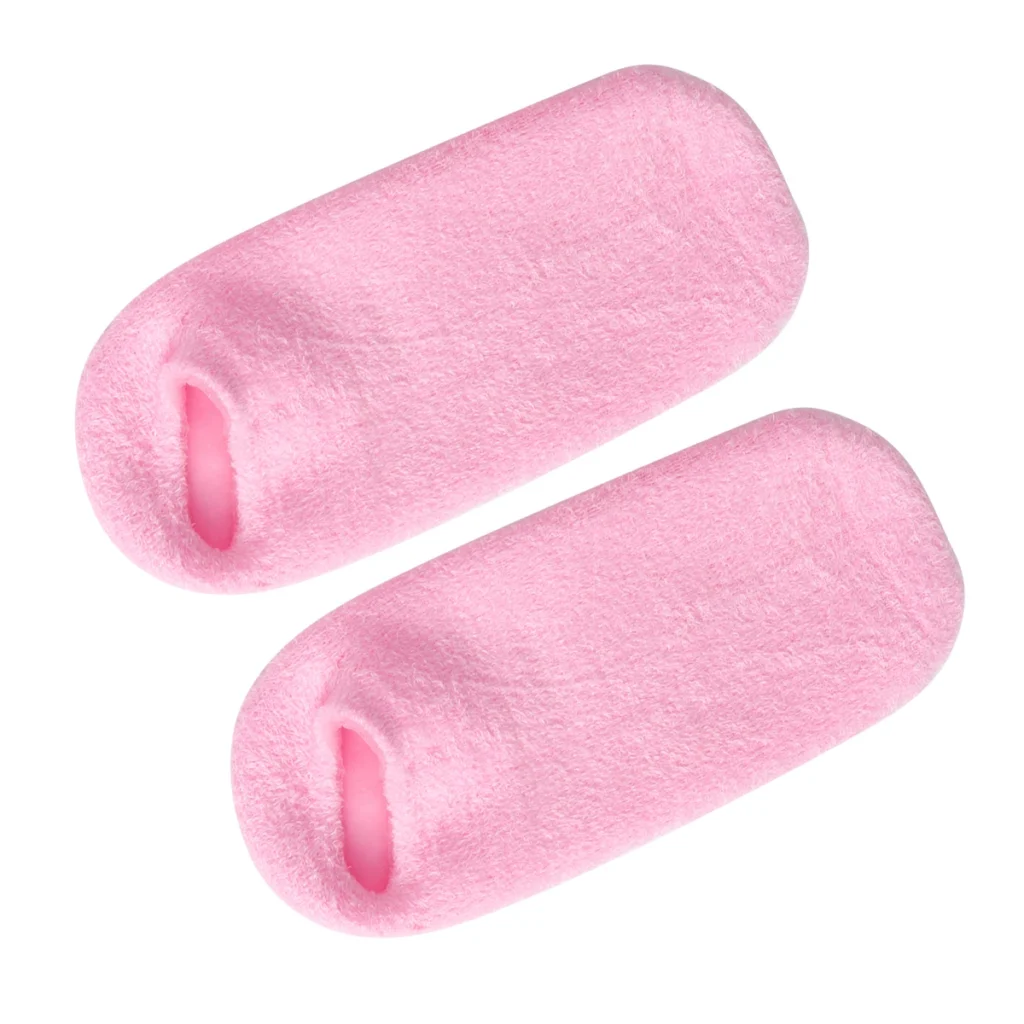 Calcetines de Gel hidratantes para cubrir los pies, tobillo rosa, antigrietas, uso diario, protección del talón, diseño suave, cómodo y transpirable, Reduce
