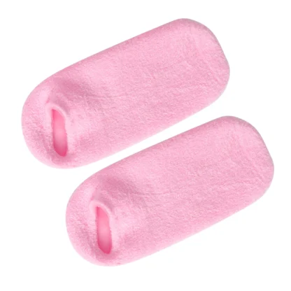 Calcetines de Gel hidratantes para cubrir los pies, tobillo rosa, antigrietas, uso diario, protección del talón, diseño suave, cómodo y transpirable, Reduce