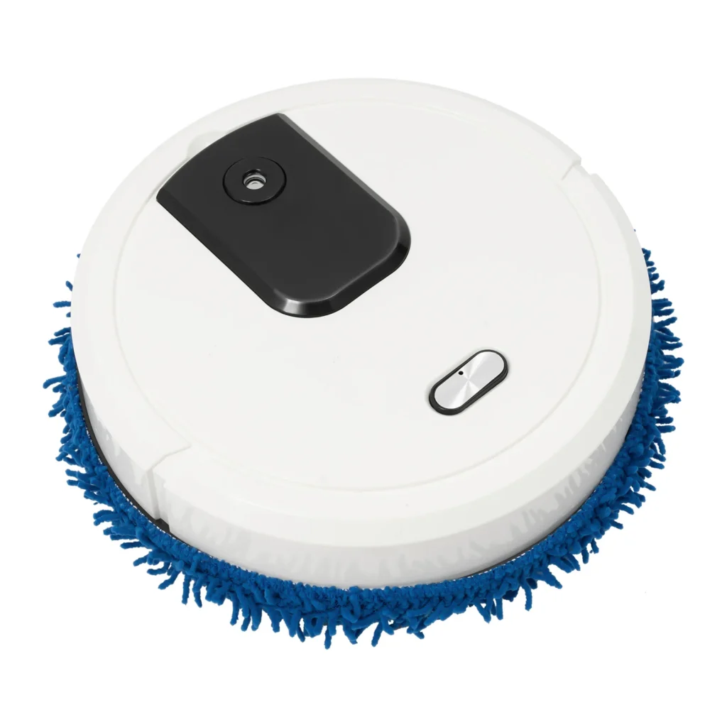 Máquina fregadora de doble propósito en seco y húmedo de 5W y 10000Rpm 360 ° Máquina fregadora automática de toallitas envolvente completa