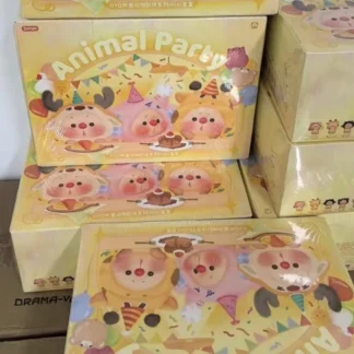 Oso Cub Oyo Animal fiesta Oyo frutas fiesta Hipper Animal colgante helado Mini caja ciega fiesta muñeca coche adorno Interior regalos