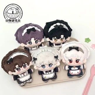 10cm Anime Love And Deepspace Caleb peluche serie sirvienta muñeca de algodón suave mochila de peluche llavero colgante regalos de cumpleaños para niños