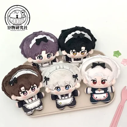 10cm Anime Love And Deepspace Caleb peluche serie sirvienta muñeca de algodón suave mochila de peluche llavero colgante regalos de cumpleaños para niños