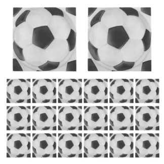 Servilletas con estampado de fútbol, accesorios de servilletas de dibujos animados, béisbol de papel para fiestas, 20 Uds.