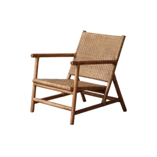 Sillón indonesio de ratán real