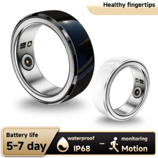 Anillo inteligente unisex Contador de pasos Contador de calorías Rastreador de sueño para iOS Android Anillo de salud - Regalo del día del padre, Regalo del día de la madre