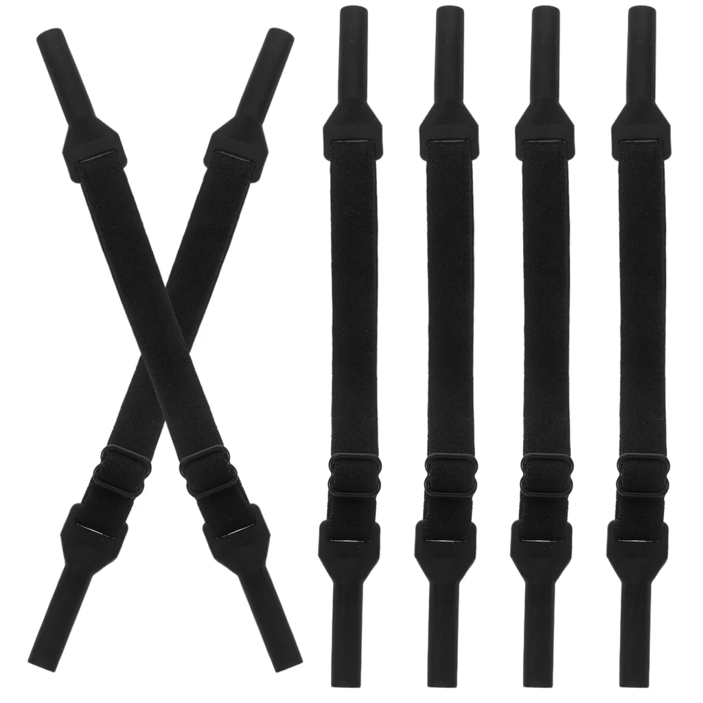 Cuerda antideslizante para gafas, correa deportiva elástica ajustable, ajuste seguro, Material cómodo, protección laboral, 6 uds.
