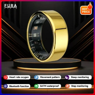 Nuevo anillo inteligente X1, para hombres y mujeres, oxígeno en sangre, frecuencia cardíaca, monitoreo de salud del sueño, podómetro impermeable IP67 IOS Android