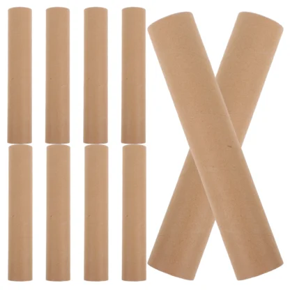 10 Uds. Tubos de cartón, tubos postales de cartón, tapas blancas de 30x5cm, Material de embalaje, suministros de envío, solución de almacenamiento