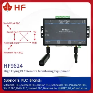 El elemento de control remoto PLC de alta moda plc wifi Home HF9624 4G LTE PLC admite Mitsubishi, Siemens,, Schneider, Panasonic...