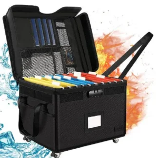 Caja de almacenamiento de archivos de polea ignífuga para el hogar, organizador de bolsas con letras colgantes plegables, Accesorios de escritorio, novedad de 2023