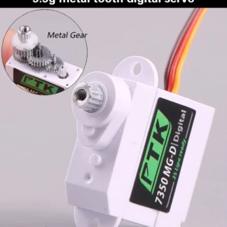 PTK 7350 MG-D 5,5g Servo Digital Metal Gear para EPP F3P F3K F3L F5L planeador interior avión RC coche helicóptero Robot