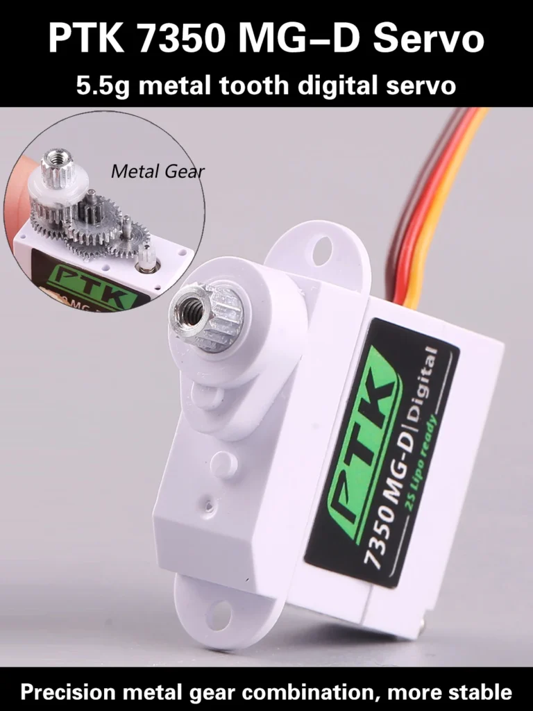 PTK 7350 MG-D 5,5g Servo Digital Metal Gear para EPP F3P F3K F3L F5L planeador interior avión RC coche helicóptero Robot