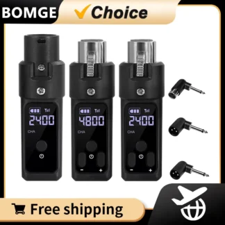 Sistema adaptador UHF XLR, transmisor de micrófono inalámbrico, sistema receptor para micrófono dinámico, mezclador de Audio de guitarra