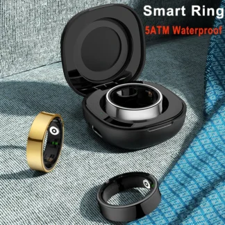 2025 nuevo anillo inteligente R09 temperatura de la piel 5ATM Monitor de salud impermeable Control de cámara modos deportivos anillos dedo