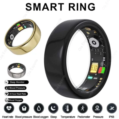 2024 nuevo anillo inteligente monitoreo de presión arterial salud del sueño IP68 monitoreo impermeable ejercicio cuidado remoto