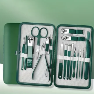Kit de cuidado de uñas de 6/7/10/12/18 piezas, juego de manicura y pedicura de acero inoxidable, juego de cortaúñas Ideal para el cuidado del hogar y el salón
