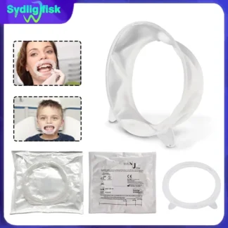 Abridor de boca de dique de goma Dental, retractores de mejillas y labio Oral 3D, expansor en forma de O, abridor de boca, odontología Junior pequeña Regular, 10 Uds.