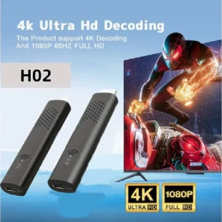 Dcolor Transmisor y receptor HD inalámbrico 1080P 60 Hz Kit extensor HD para transmisión multimedia, alcance máximo de 30 m (98 pies), baja latencia