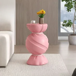 Mesas de centro pequeñas, bonitas y modernas, adorno de crema a la moda, mesas de centro, Mesa de modelado de dulces, muebles auxiliares para el hogar y salón