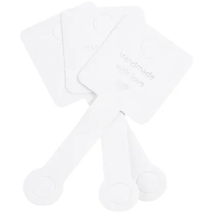 AC56-500 pieza hecha a mano con amor Mini etiquetas de papel de regalo etiquetas de regalo bondad de papel para papel de regalo, boda