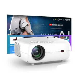 July008 El más nuevo proyector de vídeo Full HD 1080p de 3100 lúmenes Mini proyector de cine en casa inteligente con lámpara LED Resolución 4K