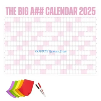 DXAB 2025 Planificador pared calendario año completo 2025 Planificador anual Planificador origen Calendario