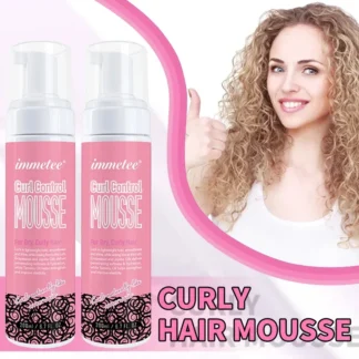 Mousse para el cabello rizado, Mousses para peinar el cabello, productos para peinar, protección para rizos, antifrizz, pelos de espuma de alce, productos para el cabello rizado