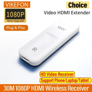 Dispositivo de espejo de pantalla extensor inalámbrico HDMI, 30M, 1080P, receptor de vídeo HD, compatible con teléfono/portátil/tableta a TV/Monitor/proyector