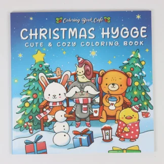 Libro para colorear navideño con temática de animales, papel premium adecuado para adultos para relajarse, regalos perfectos para fiestas y cambiar regalos.