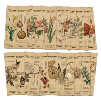 Marcapáginas Retro y nostálgico para lectura de páginas de libros, marcado para estudiantes, regalos creativos, decoración, tarjetas de marcado de páginas, 30 piezas