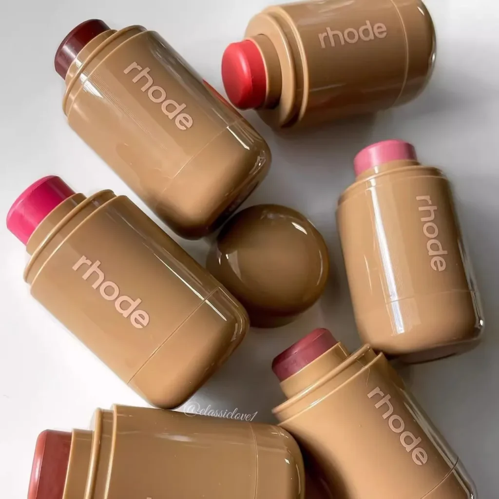 RHODE maquillaje mejilla rubor crema colorete palo brillo de labios funda de teléfono para iPhone nuevo tostada SALTY TAN frambuesa Espresso lápiz labial INS
