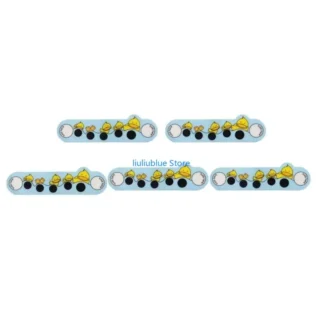 Pegatinas fiebre dibujos animados para niños Termómetro Termómetro fiebre fiebre Pegatina prueba 62cf