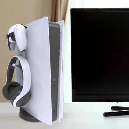Soporte para auriculares con controlador, colgador colgante para XBOX ONE Series X/S, estante de almacenamiento para auriculares para consola delgada PS5/PS5, accesorios para juegos