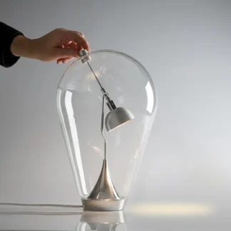 Lámpara de mesa con bombilla LED, luz gravitacional magnética para dormitorio, mesita de noche, estudio, mesita de noche, lectura, escritorio