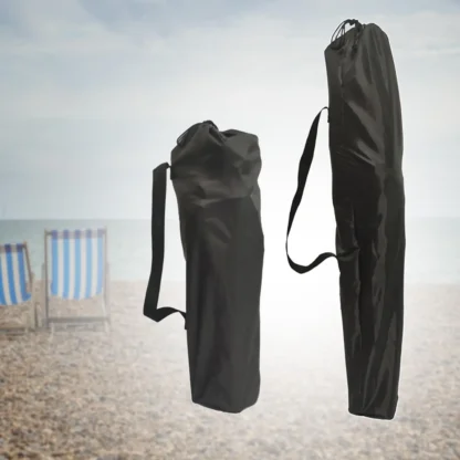 Bolsa para silla plegable Bolsa de almacenamiento para silla plegable Bolsa de transporte ligera para silla de camping Bolsa de taburete pequeña para senderismo al aire libre (negro)