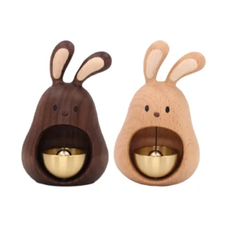 Adorno de timbre de madera, campana colgante, decoración decorativa para regalos, comerciantes