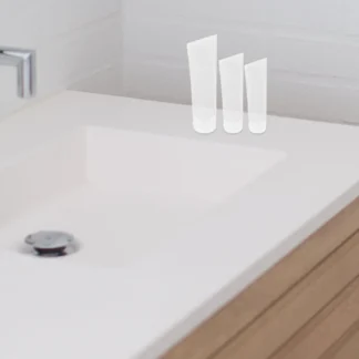 30 Uds tubos de viaje 20ml tubos de brillo de labios recargables 30ml 50ml PE tapa abatible manguera para apretar contenedores de almacenamiento de artículos de tocador portátiles