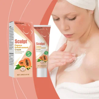 Crema reafirmante de papaya, nutre suavemente y levanta la piel, reafirma y masiza el cuidado del pecho