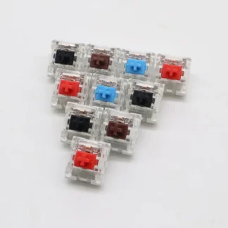 Párrafo lineal Universal, cuerpo de eje, 3 pines, 3 pies, eje de personalización Diy, eje rojo, eje de té, eje negro para teclado mecánico