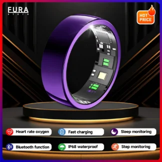 Adecuado para SAMSUNG Smart Ring Monitor de oximetría de frecuencia cardíaca para hombres y mujeres IP68 anillo inteligente impermeable PX01 modo multideporte