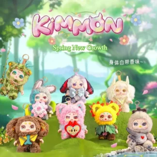 Kimmon 200% primavera nueva serie de crecimiento caja ciega juguetes Linda figura de Anime de dibujos animados colgante de felpa decoración muñeca regalo sorpresa de cumpleaños