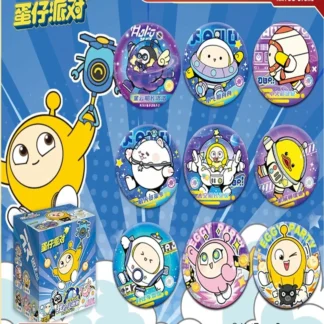 Insignia de colección genuina Kawaii para fiesta de huevos, caja ciega, insignia de joyería de dibujos animados, caja sorpresa, insignia de colección para niños, regalo