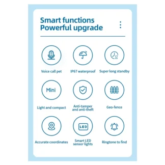 SCLS 4G GPS Rastreador de mascotas Perros de mascotas Gps Anti pérdida Mini rastreador Mini rastreador Versión americana