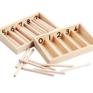 ABTS-caja de husillos para niños, palos de conteo para desarrollo temprano, herramienta de aprendizaje temprano profesional para niños y niñas, juguetes de matemáticas