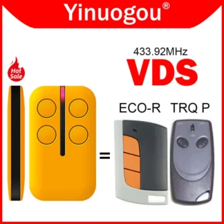 VDS ECO-R VDS TRQ P Puerta de garaje Control remoto Clon Comando de control de puerta VDS Control remoto Puerta eléctrica para puerta y barrera