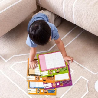 Tabla de pegatinas para niños pequeños, tabla Visual magnética de tareas para niños, suministros educativos de escuela en casa para entrenamiento de orinal, seguimiento de tareas