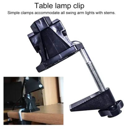 Accesorios de luz de Hardware portátil DIY, soporte de luz LED para soporte de micrófono, Clip de lámpara de escritorio, abrazadera de soporte de Flash para cámara