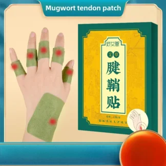 Pegatina de vaina de tendón de ajenjo, pegatina de moxibustión para articulación de bulto de dedo, pulgar de muñeca, pegatina de pasta de vaina de tendón de dedo
