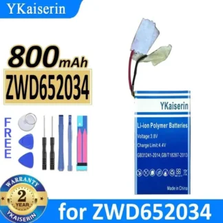 Para ZWD652034 H16Y20A Batería de 800 mAh con buen rendimiento de baja temperatura